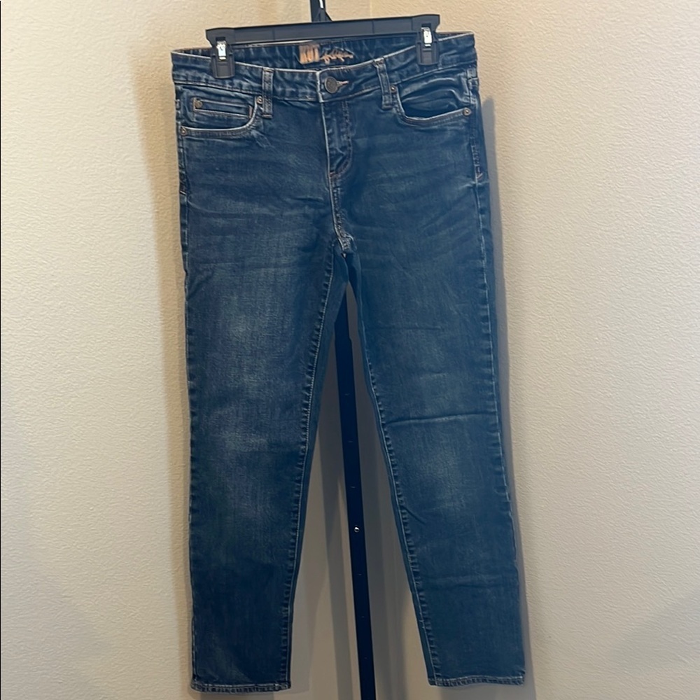 Kut from the Kloth Blue Ankle Cropped Jeans